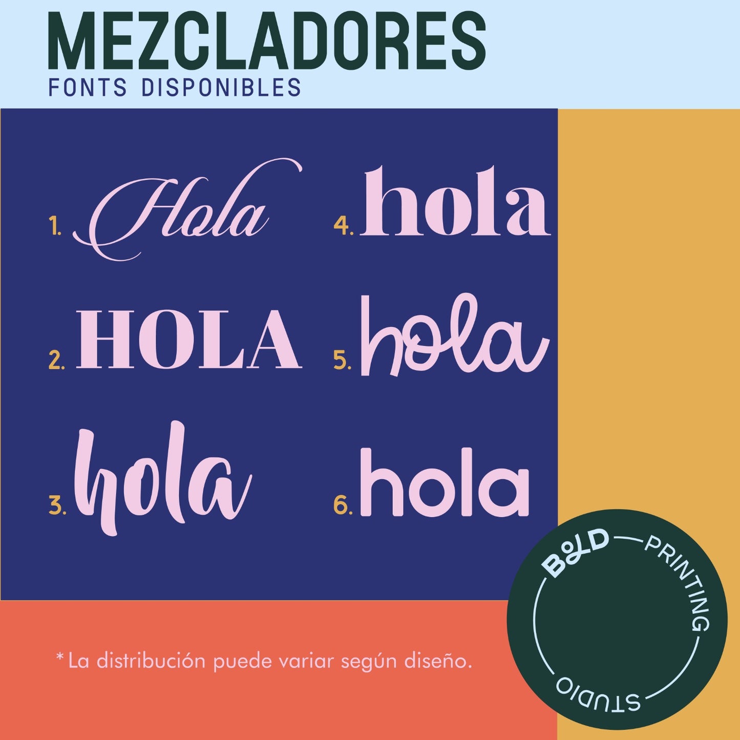 Mezcladores Personalizados