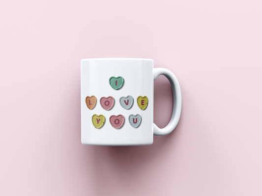 Valentine's Mug, Valentine's Day Mug, I love you mug