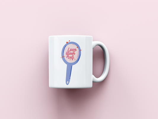 Valentine's Mug, Valentine's Day Mug, Love yourself mug